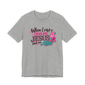 When I Rise Give Me Jesus and an Alarm T-Shirt – Christian Morning Devotion Tee