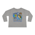 Toddler Long Sleeve Tee — "Little Dude Big Dreams" Fishing Graphic