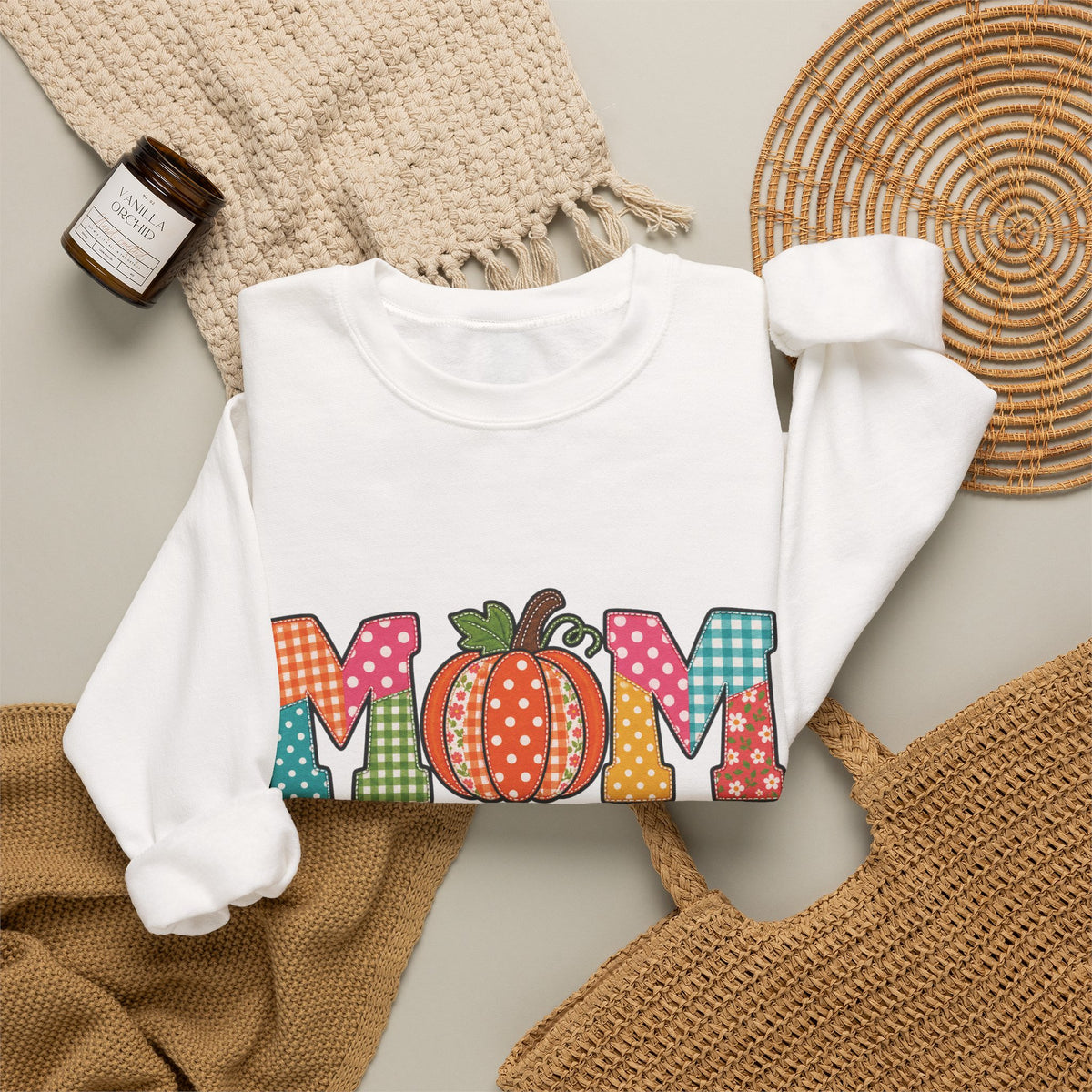Mom Pumpkin Fall Sweatshirt