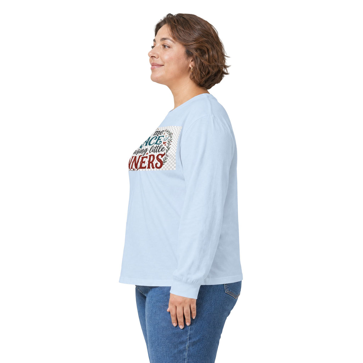 Give Me Grace I'm Raising Little Sinners Long Sleeve Tee