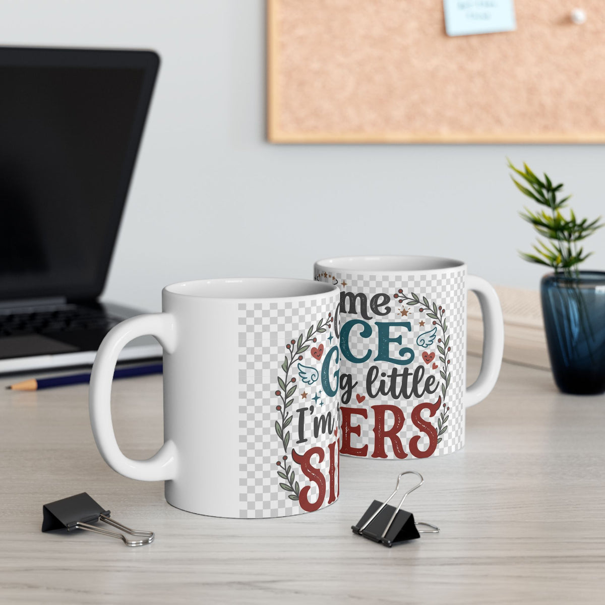 Give Me Grace I'm Raising Little Sinners - Ceramic Coffee Mug