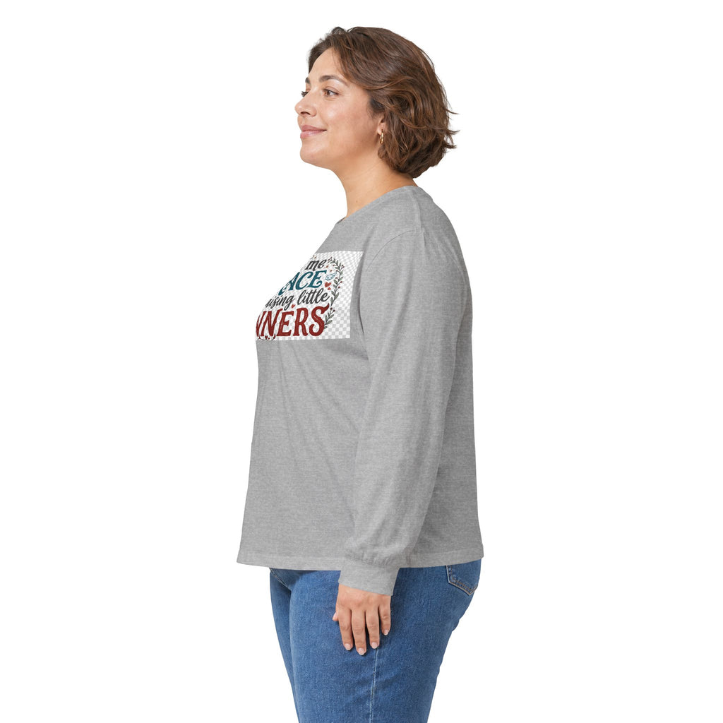 Give Me Grace I'm Raising Little Sinners Long Sleeve Tee
