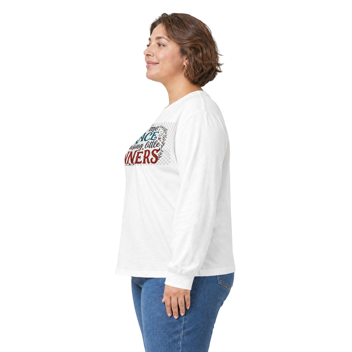 Give Me Grace I'm Raising Little Sinners Long Sleeve Tee