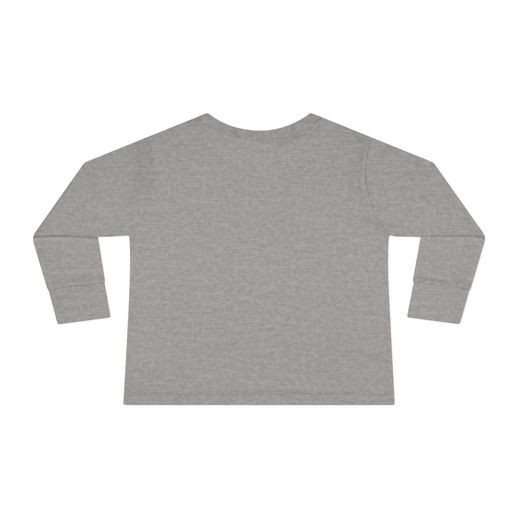 Toddler Long Sleeve Tee — "Little Dude Big Dreams" Fishing Graphic